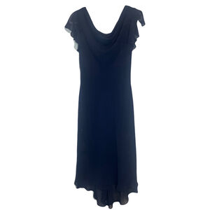 Navy blue size 14 SL fashions dress